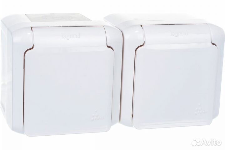 Розетка 2м 2К+З с защ.шт.16A 250В Quteo IP 44 7823