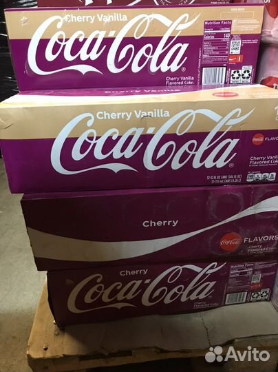 Напиток Coca-Cola Черри-Ваниль (США) ж/б 0,355л*12