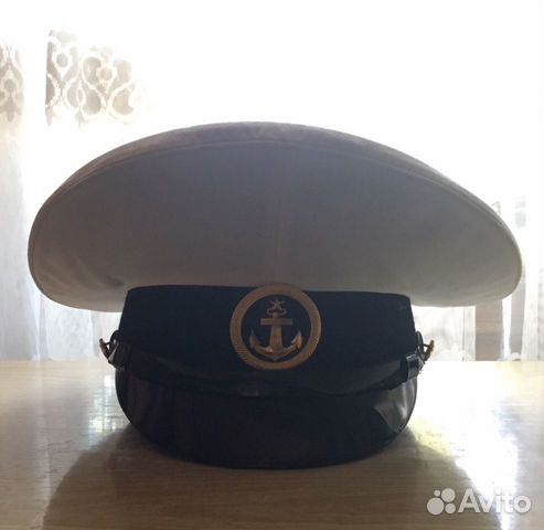 Фуражка курсантская морская,размер 57