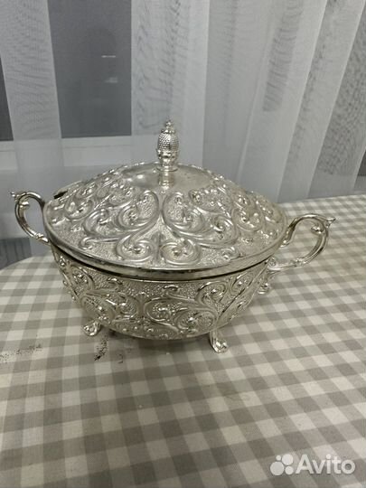 Ваза мельхиор