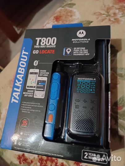 Комплект (2) рации Motorola T800