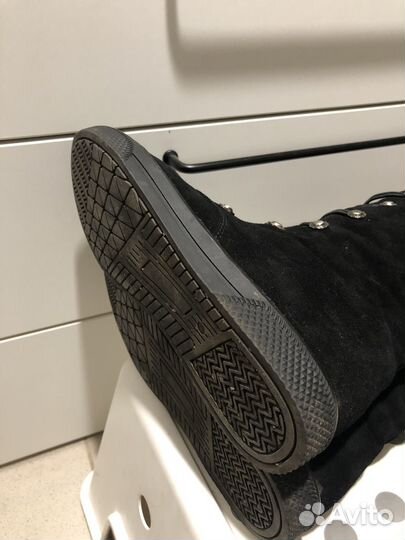 Сапоги теплые замшевые натуральные 40 размера