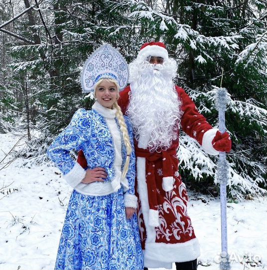 Аренда костюмы Дед Мороз и Снегурочка на новый год