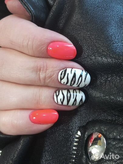 Маникюр, покрытие гель-лаком, наращивание