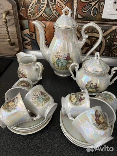 Сервиз кофейный в стиле «Мадонна» времен СССР