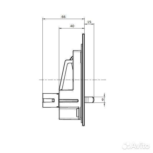 Клавиша смыва Villeroy & Boch ViConnect 922169N5