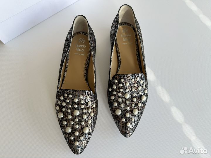 Туфли лоферы женские Nando Muzi Италия новые 40р