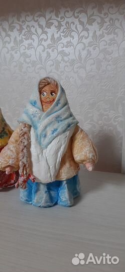 Ватные елочные игрушки