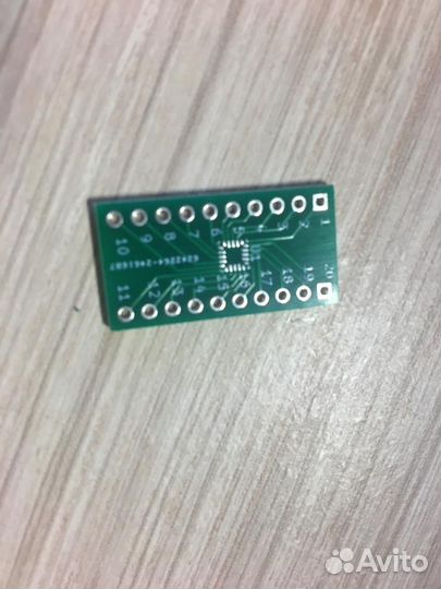 Адаптер для микросхемы ufqfpn20 на DIP20