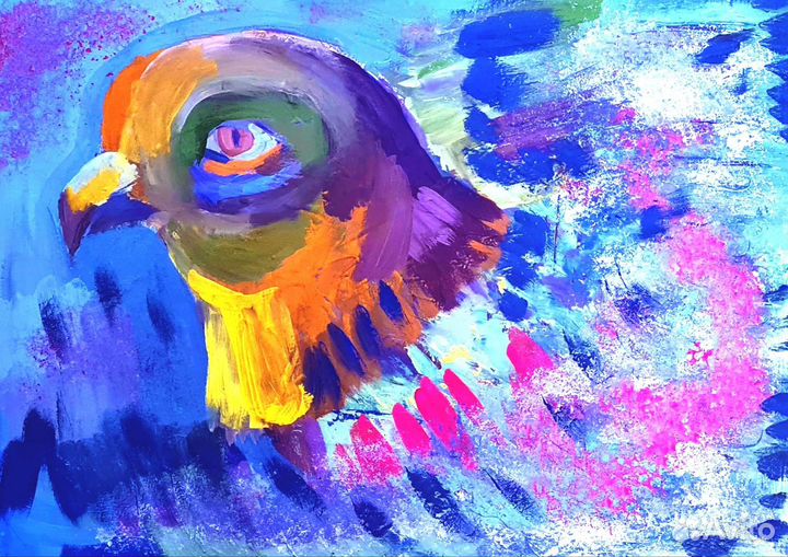 Картина гуашь