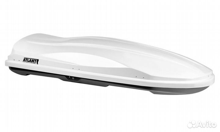 Автобокс на крышу Atlant Diamond 500 белый глянец
