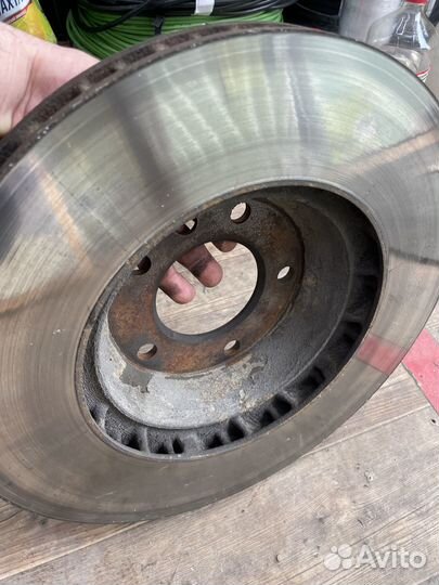 Тормозные диски на porsche cayenne