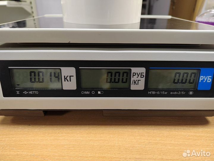 Весы настольные CAS ER JR 15CB вн