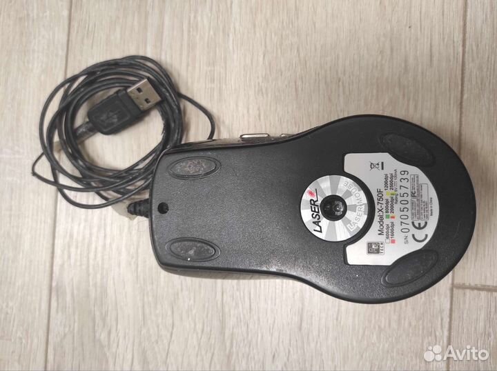 Игровая лазерная мышь A4tech X-750F