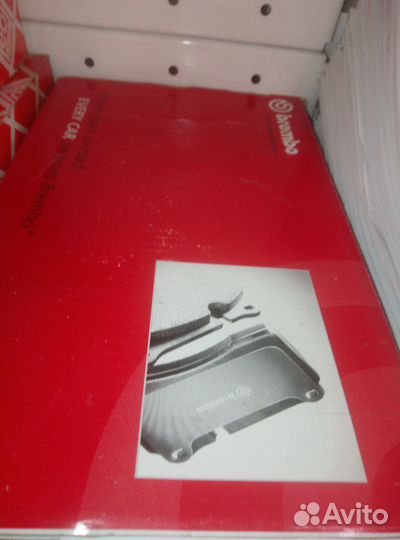 Пер. колодки W166 brembo