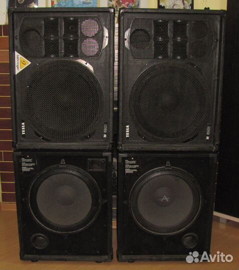 Колонки Сабвуферы 2160W Pro 4шт Frank Audio C-Mark