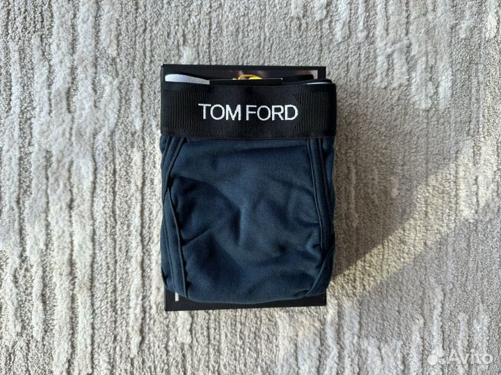 Трусы мужские Tom Ford 50 (L) синие новый оригинал