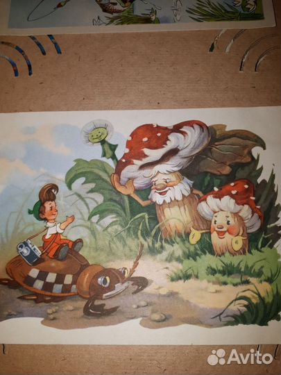 Альбом для фото СССР с наборами открыток для детей