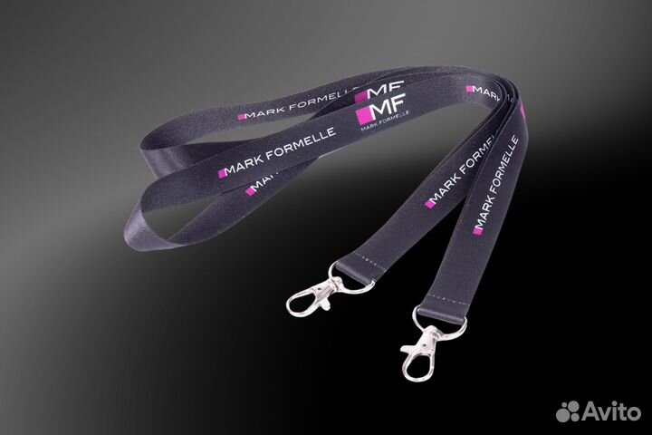 Производство фирменных лент для бейджей. Ланъярда