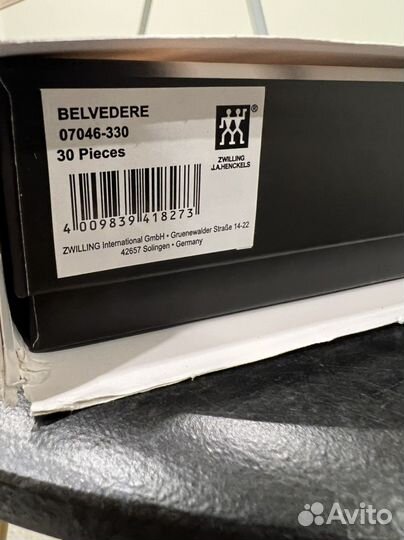 Набор столовых приборов Zwilling Belvedere 30