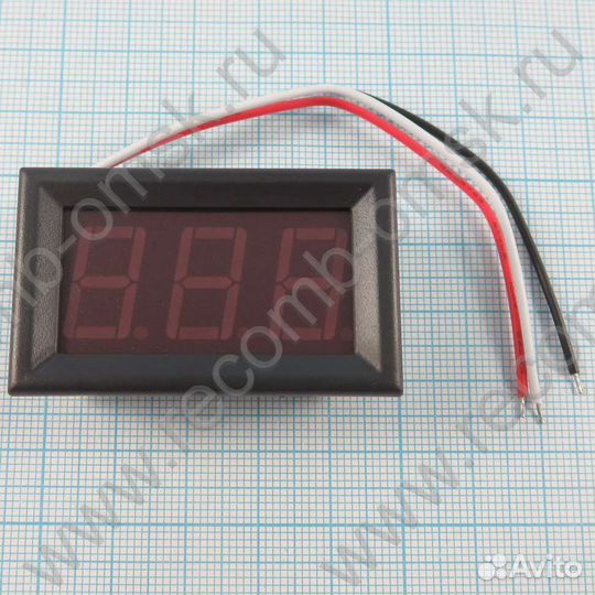 Цифровой вольтметр постоянного напряжения 0-100V