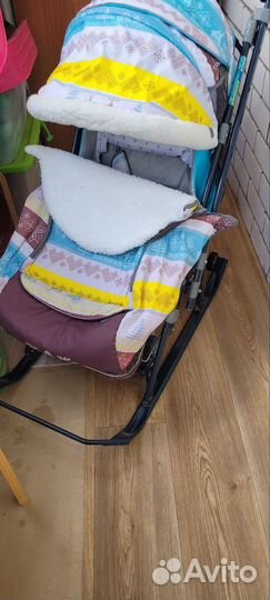 Коляска санки ника 7-3