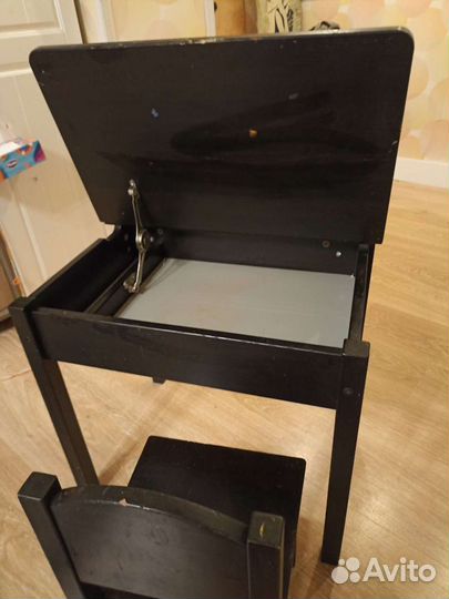 Детский стол деревянный+стул IKEA