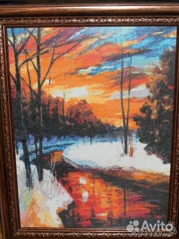 Вышивка крестом, ручная работа