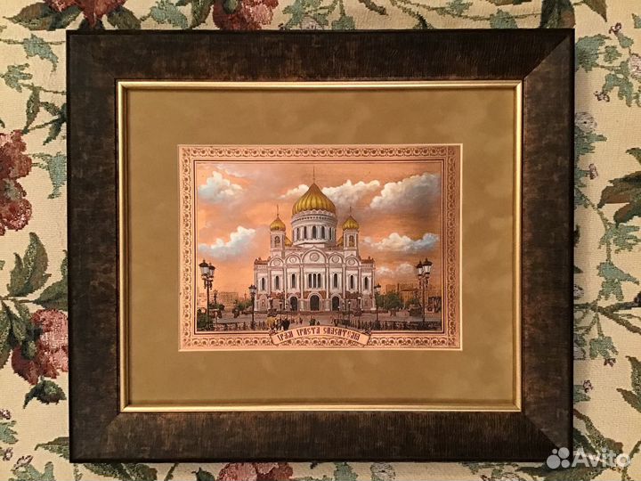 Гравюра на меди с эмалью