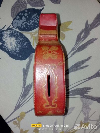 Копилка слон из натуральной кожи