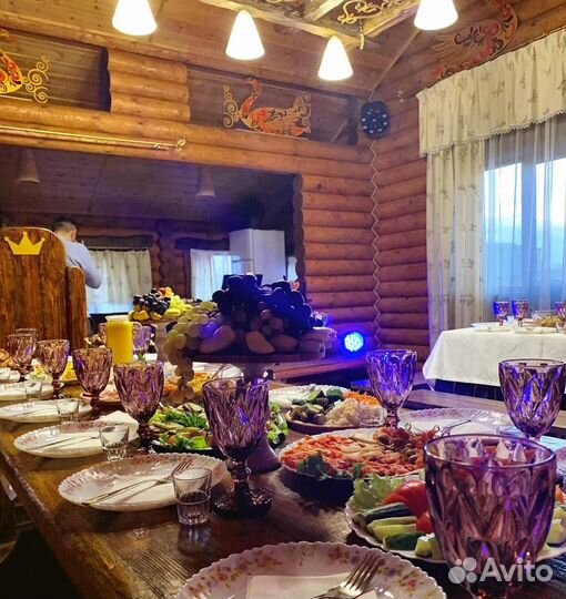 Банкетный зал, беседка, баня, бассейн