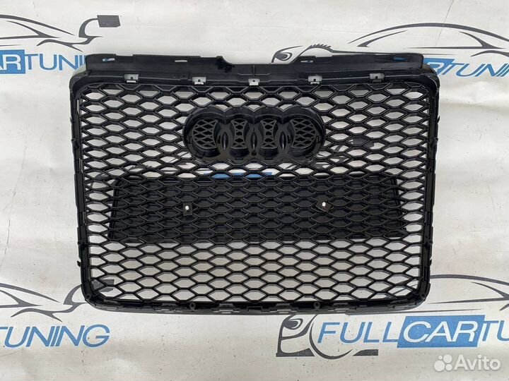 Решетка радиатора Audi A6 C6 RS6 черная