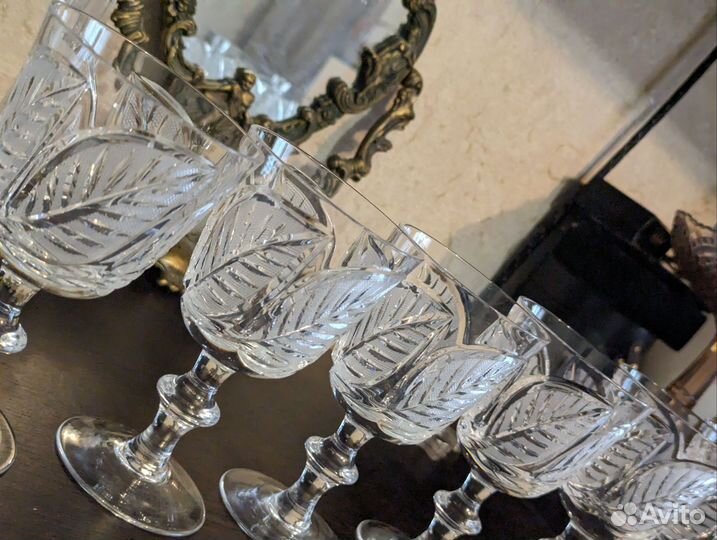 Хрустальные бокалы для вина СССР