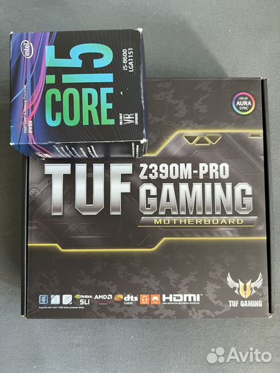 Asus TUF Z390M + i5 8600