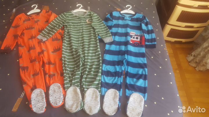 Комбинезоны слипы Carter's 4t