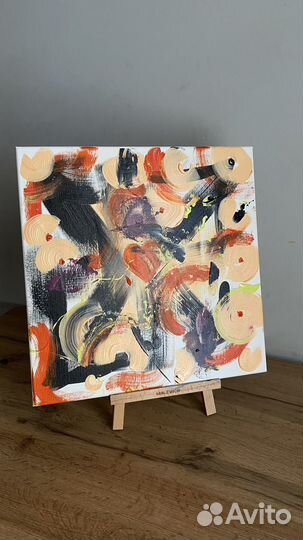 Картина холст 40х40 акрил