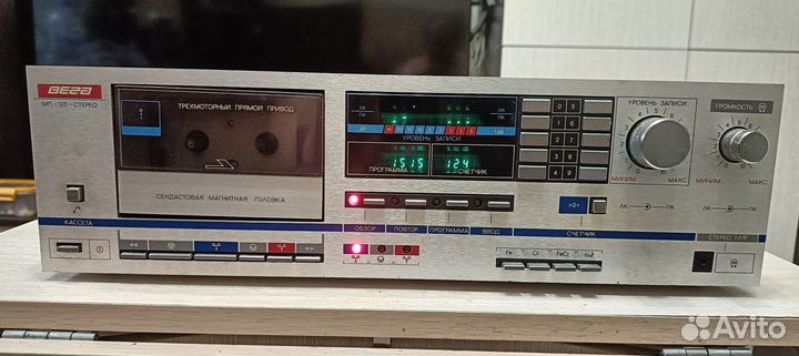 Дека кассетная Вега мп - 120