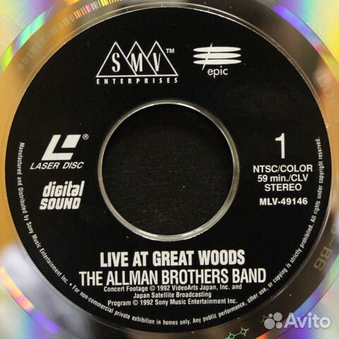 The Allman Brothers Band / Live AT Great Woods (LD