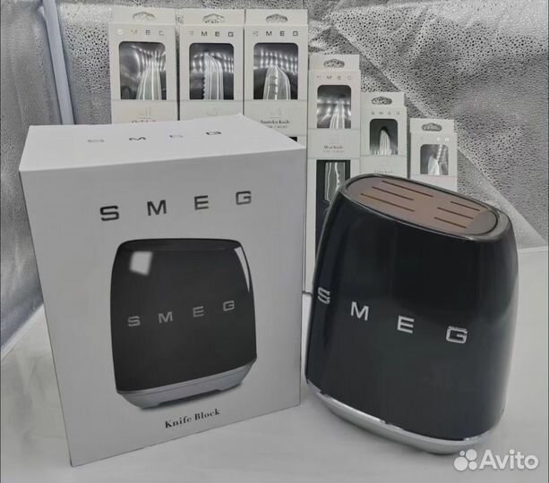 Набор кухонных ножей Smeg