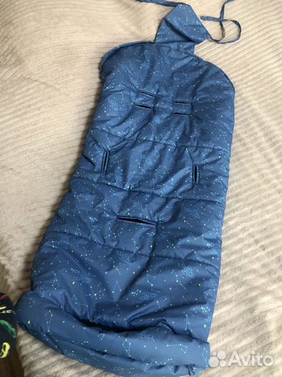 Теплый конверт в коляску мимими