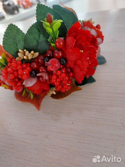 Ободок осень ягодка рябина