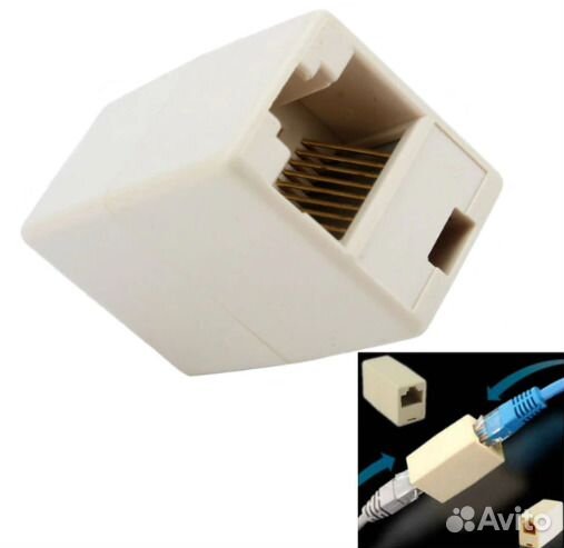Соединитель для кабеля Ethernet Lan RJ45