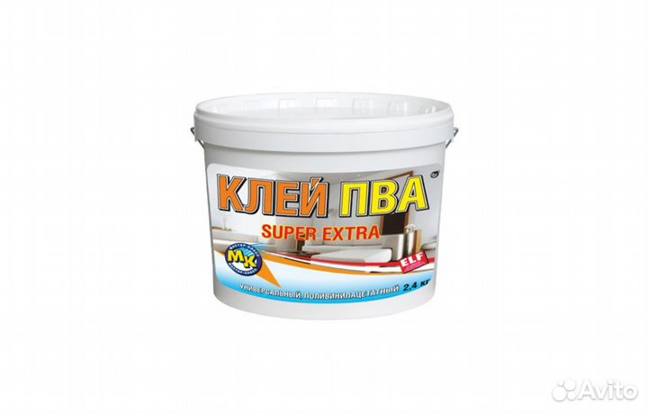 Клей пва Супер Экстра 2,4кг