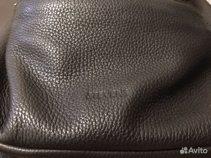 Рюкзак мужской stevens кожаный б/у