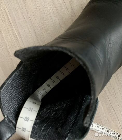 Кожаные ботинки zara