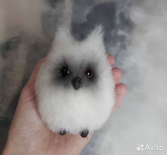 Авторская валяная игрушка сова