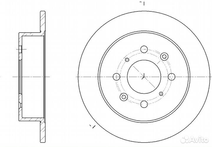 Диск тормозной G-brake GR-01146 GR-01146 G-brake