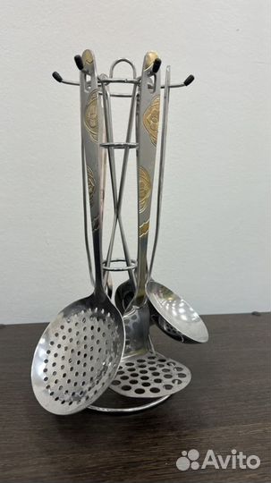 Набор кухонных столовых приборов шумовка половник
