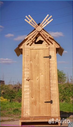 Дачный туалет с установкой