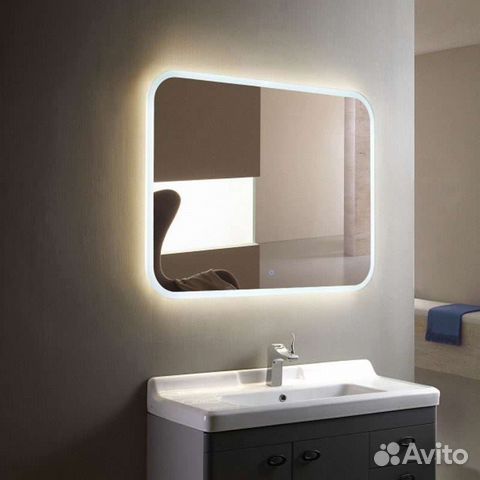 Зеркало с подсветкой и подогревом для ванной